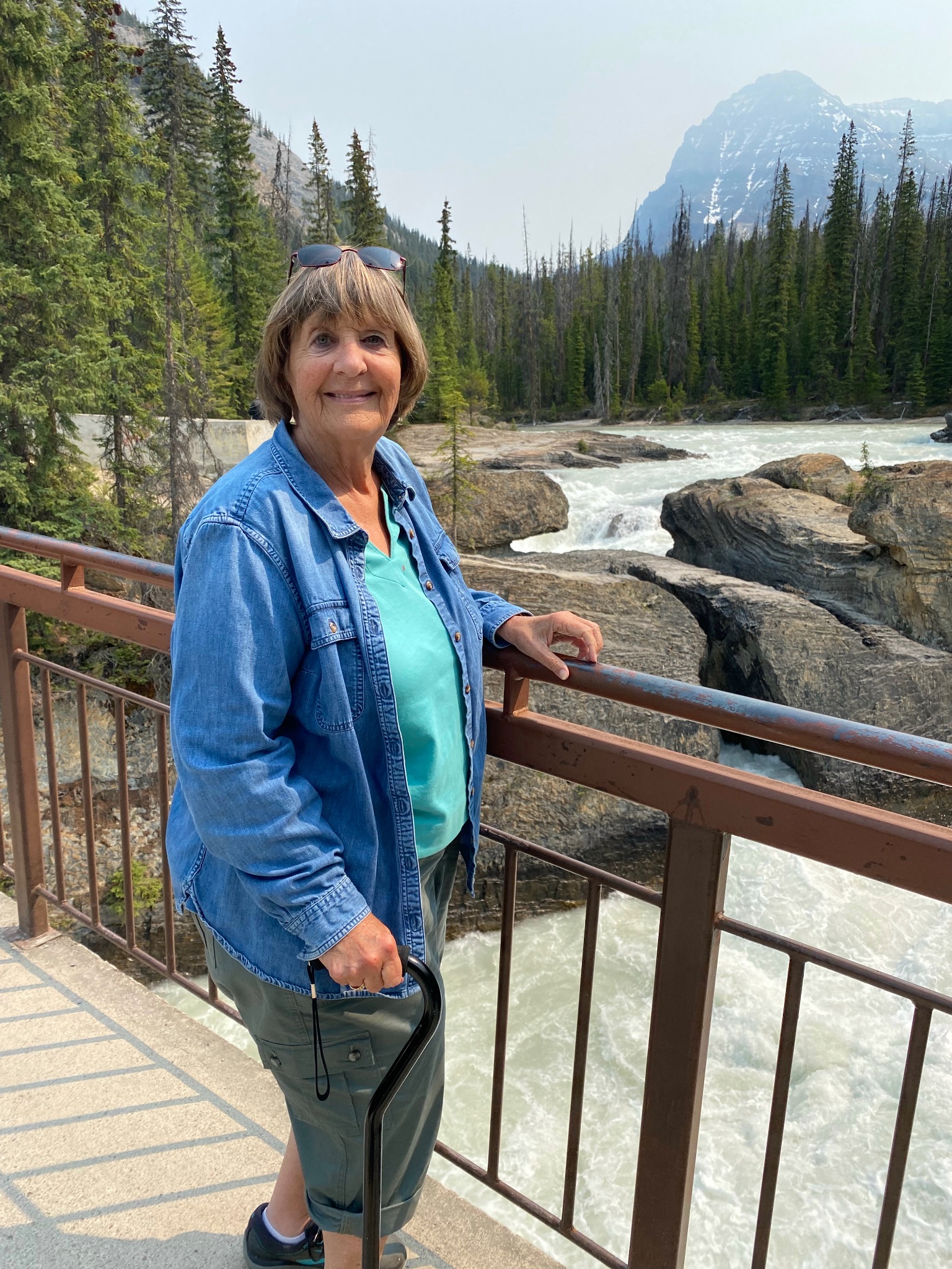 Toni by the Falls