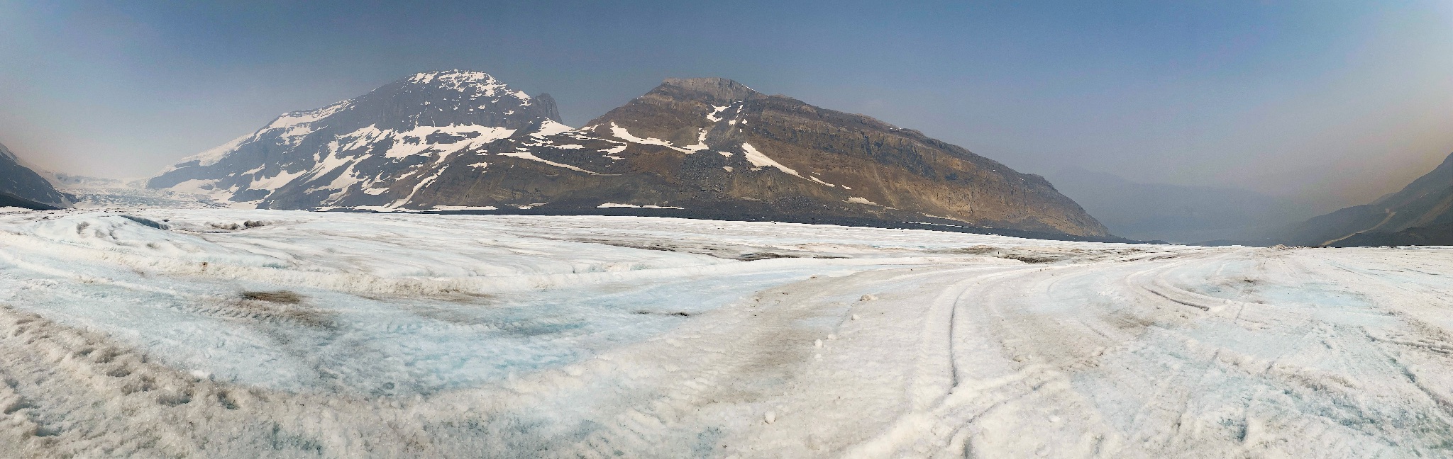Walking on Columbia Glacier