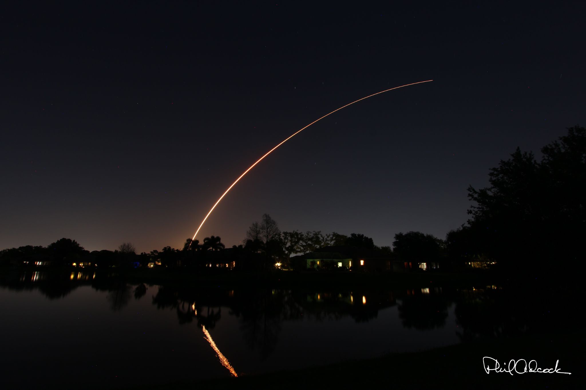 SpaceX Night Launch