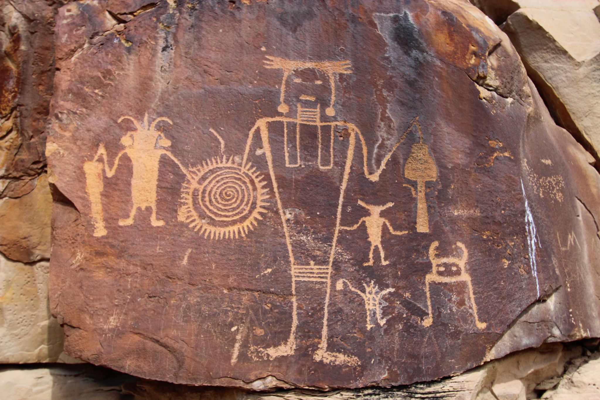 Fremont Culture Rock petroglyphs